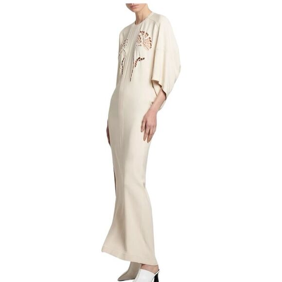 Stella McCartney Broderie Anglaise Cut Out Maxi Dress Size 8-10 (44) - Picture 4 of 14
